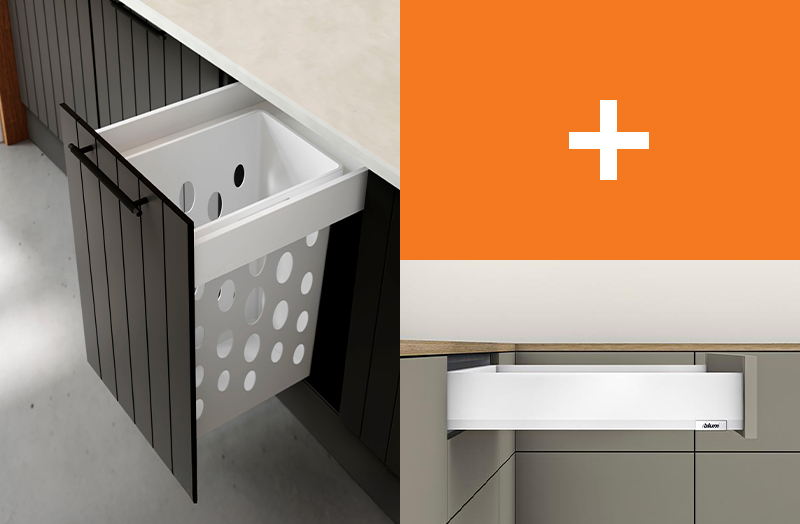 Wesco Laundry Boy to suit Blum MERIVOBOX